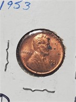 Uncirculated 1953 Wheat Penny
