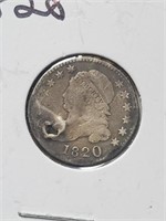 1820 Capped Bust Dime Has a Hole