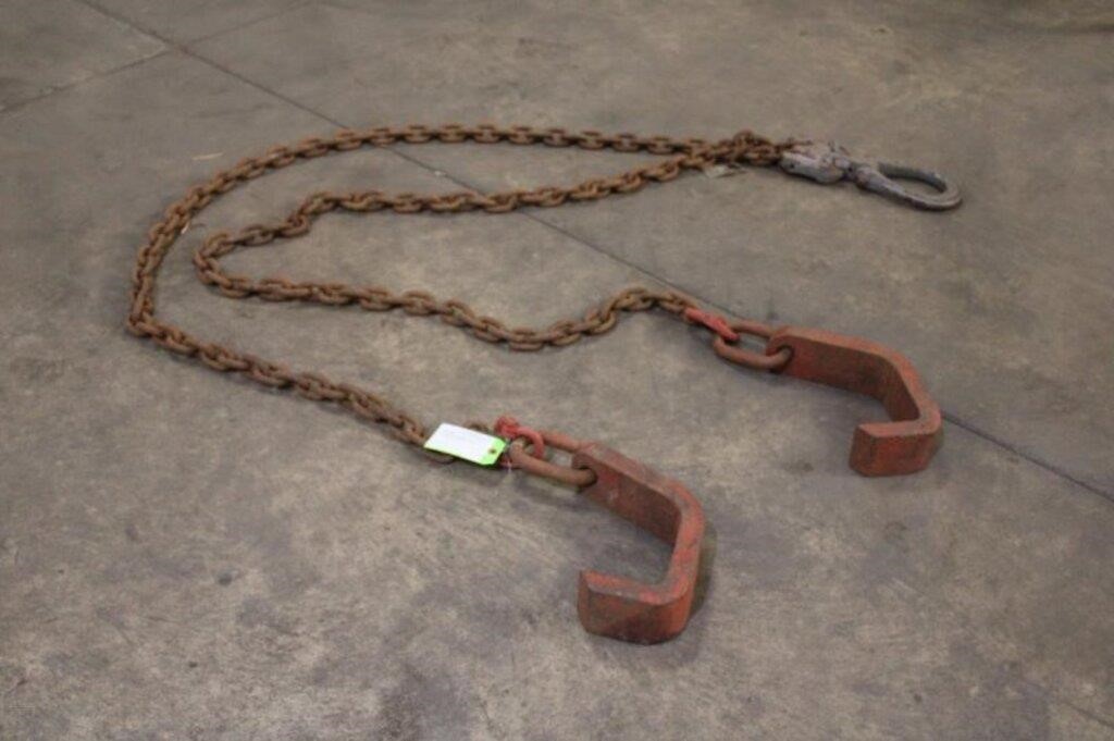 Lifting Chain W/ Hooks Approx 136" Long