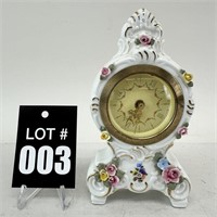 Dresden Mercedes Porcelain Clock, Made in Germany