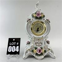 Mercedes Handarbeit Porcelain Clock, Made in