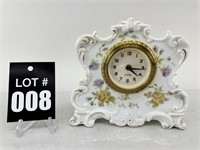 Dresden Mercedes Porcelain Clock