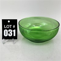 Vintage Green Glass Dish