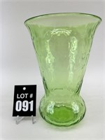 Green Uranium Depression Vase