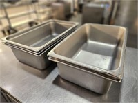 Bid X6 Stainless Pans 6" Deep