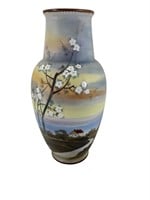 Nippon Hand painted Vase