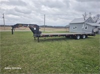 2008 Doolitttle 27'+5" Gooseneck Flatbed Trailer