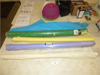 5 ROLLS OF BANQUET TABLE COVER 2 NEW