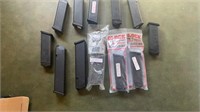 Group of 12 assorted Glock 40 magazines