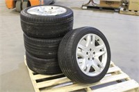 (4) 245/45R17 Tires On 5 Bolt Mercedes Rims