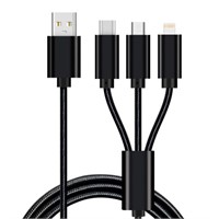 3 in 1 Phone Data Cable, USB Charging Cable