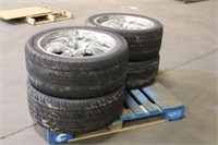 (4) 305/40R22 Banner Tires on 6-Hole Rims