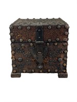 Antique Wooden Nail head Box