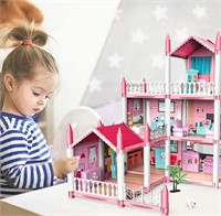 ($49) Children's Doll House,DIY Pretend Games