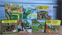 7 Sealed John Deere Puzzles by Putt Putt Puzzles