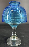 Vintage Blue Azure Fairy Lamp Uv Reactive