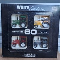 Ertl White American 60 Series 4pc. Tractor Set