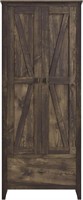 Farmington Wide Storage Cabinet, 30", Rustic