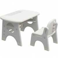 Childrens Drawing Board Table and Chair Set,