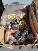 POWER TOOLS W/ DEWALT DRILLS & CHARGERS