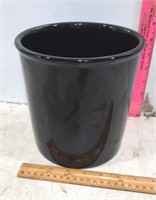 Tall Black Ceramic Utincel Holoder