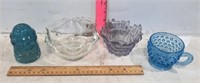 Blue Pebble Cup, ( 2 ) candy dishes