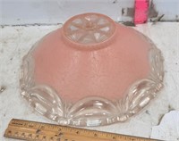 Pink Glass Lamp Shade
