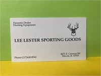 FFL TRANSFERS - LEE LESTER SPORTING GOODS -