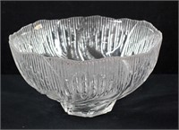 Glass Serving Bowl 10" w x 5.5" h