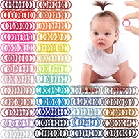 $6  CLLOT 360PCS Baby Hair Ties  36 Colors  2cm