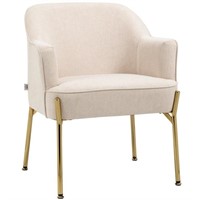 Fabric Armchair, Modern Accent Chair Metal legs