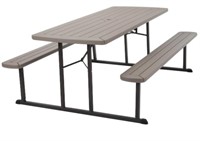 Project Source - 72" Foldable Picnic Table (In