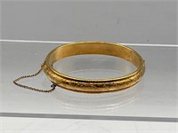 Danecraft Gold filled hinged bangle bracelet