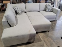 Thomasville - 3 Piece Grey Fabric Sectional