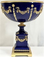 Italian Sevres Style Porcelain Centerpiece Bowl