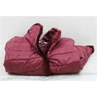 Dennis Basso Quilted Jacket - Wine  X Large