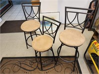 GUC Assorted BeigeTall Chairs (x3)