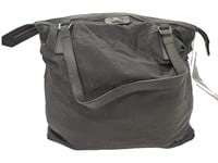 Large Black Nylon Shoulder Tote Bag