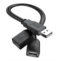 $6  ANDTOBO USB 2.0 Male to 2 USB Female  1Pk