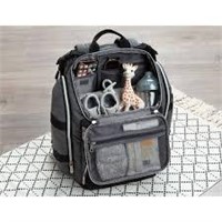 $86  Baby Brezza Changing Station Diaper Bag - Gra