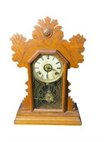 Antique E. Ingram & Co. Gingerbread Clock
