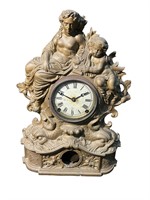 Antique N. Muller Cast Metal Clock