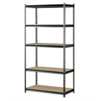 Muscle Rack 36x18x60  5-Tier  Silver/Black