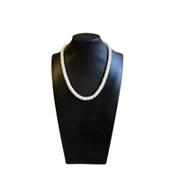 Mikimoto 18k White Gold Cultured Pearls Necklace