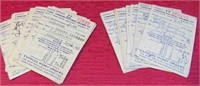 1942-44 Canadian National CN Rail Money Order Lot