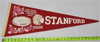 1970 Stanford Rose Bowl Pennant Flag