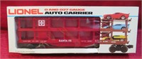 Lionel Santa Fe Auto Carrier O Gauge Train Car