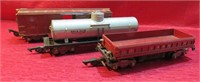 Vintage American Flyer Box Lot Tipper Tanker Cars