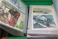 Raiway Binder Full Greeting Cards + Real Photos !