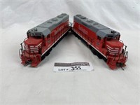 Unknown, Burlington GP35 w dummy, w/o Box Red #989